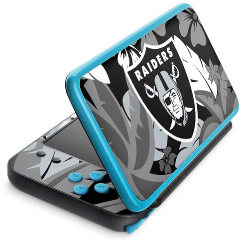 NFL Las Vegas Raiders Tropical Print Nintendo 2DS XL (2017) Skin